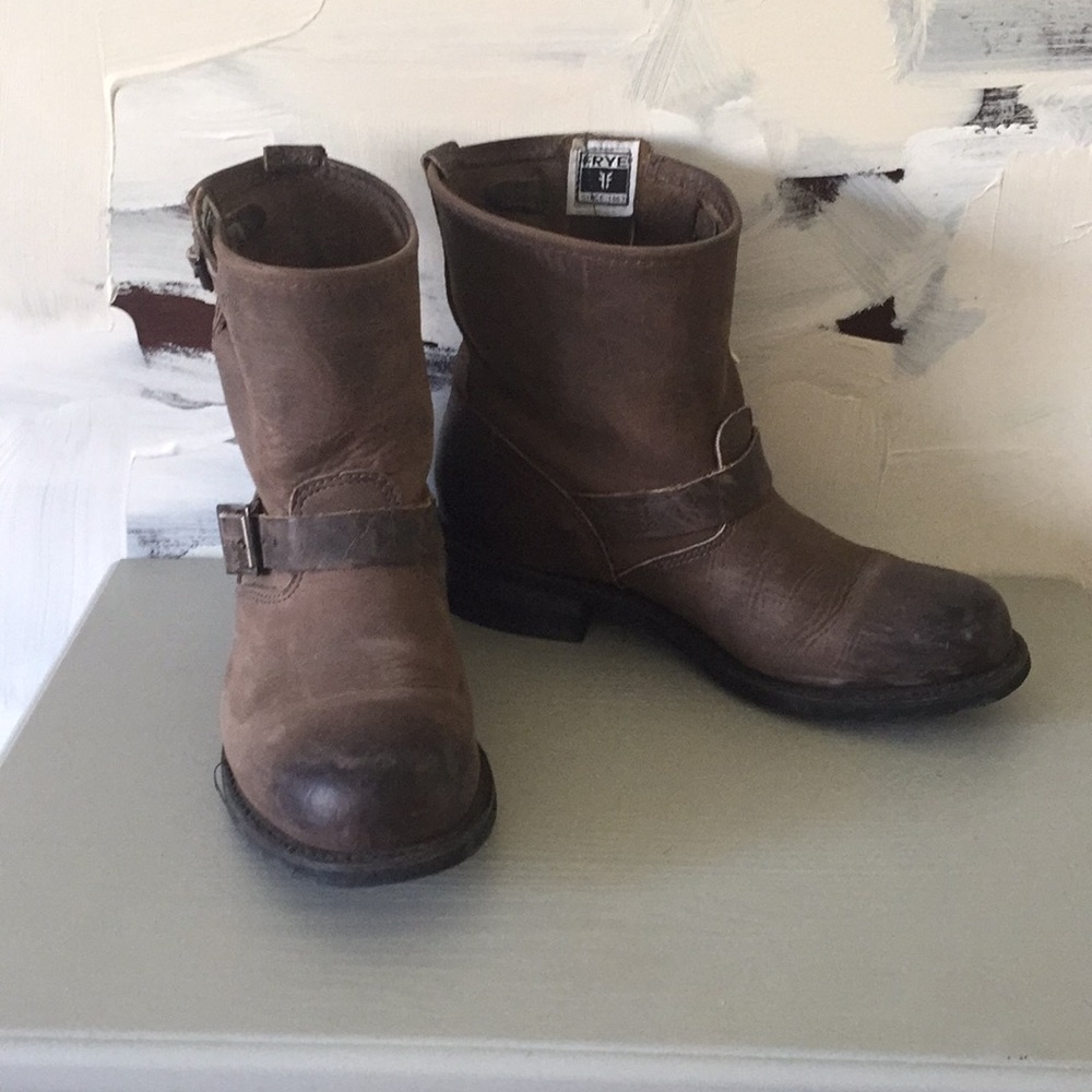 Frye Moto Boots